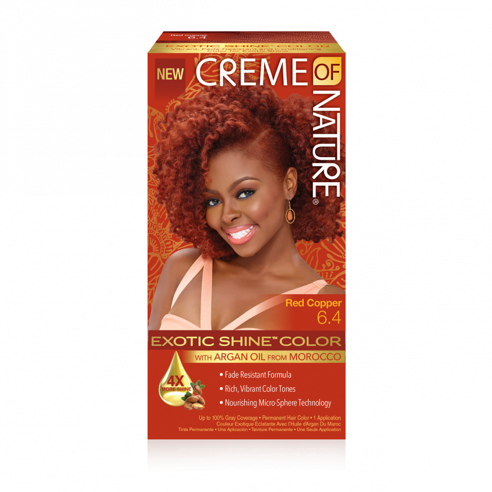 Creme Of Nat Argan Gel Color 6.4 Red Copper