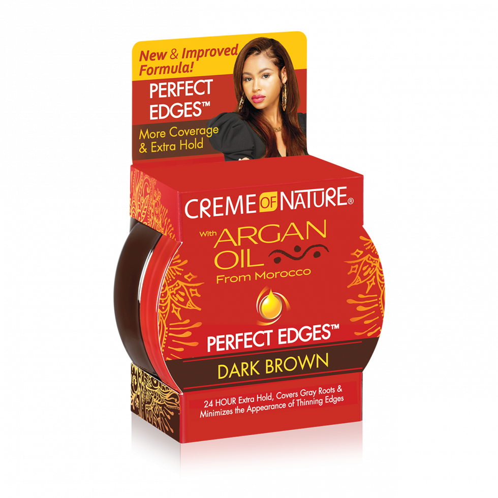 Creme Of Nat Argan Perfect Edges Brown 2.25Oz