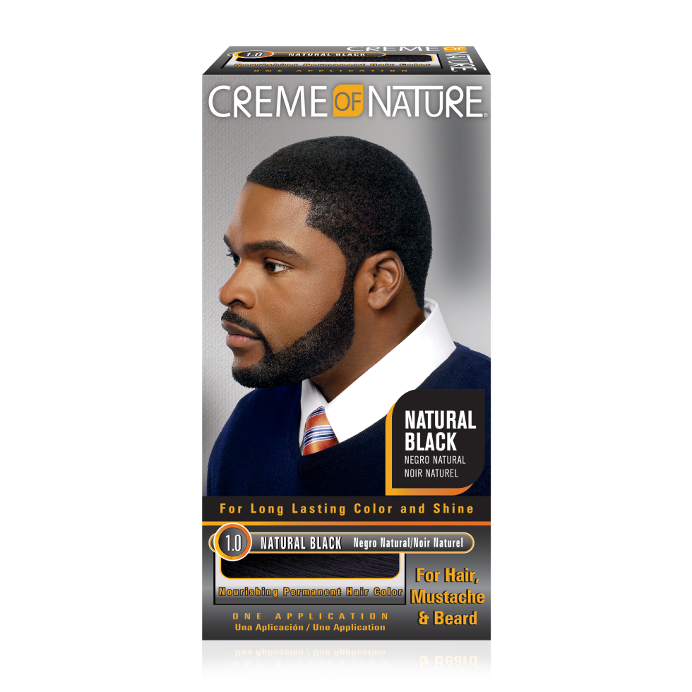 Creme Of Nat Liquid Color Men #1 Natur Black