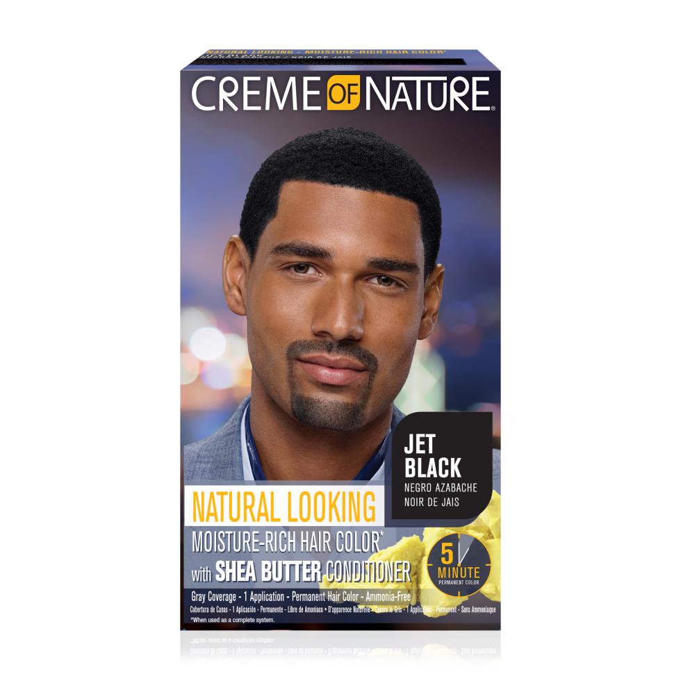 Creme Of Nat Liquid Color Men #3 Jet Black