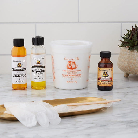 Sunny Isle Jamaican Black Castor Oil Relaxer Kit SUPER