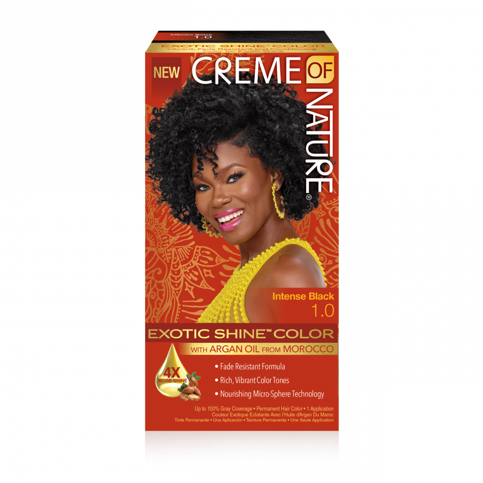 Creme Of Nat Argan Gel Color 1.0 Intense Bla