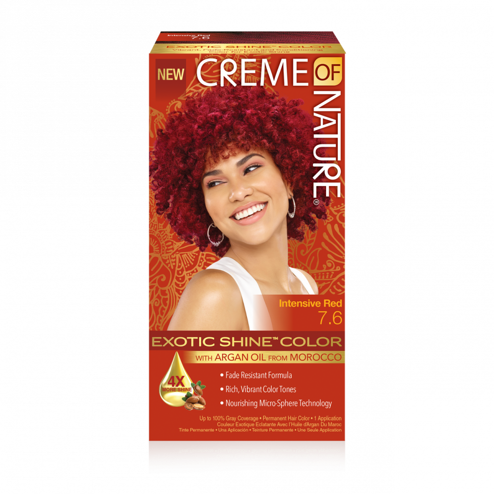 Creme Of Nat Argan Gel Color 7.6 Intens Red