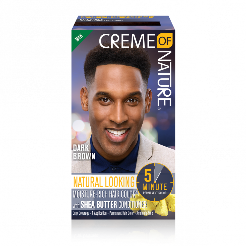 Creme Of Nat Liquid Color Men #5 Dark Brown
