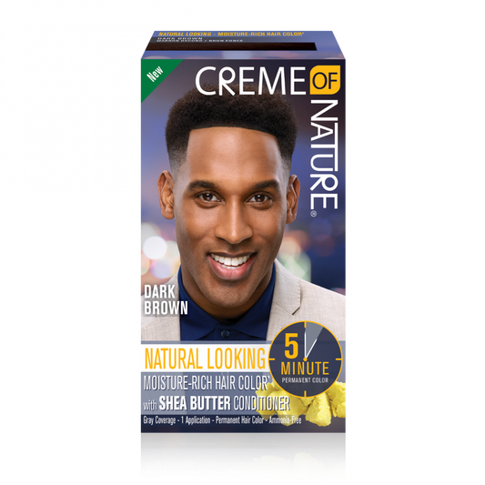 Creme Of Nat Liquid Color Men #5 Dark Brown
