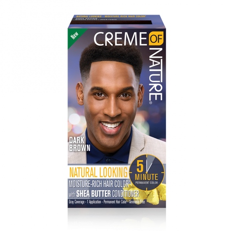 Creme Of Nat Liquid Color Men #5 Dark Brown