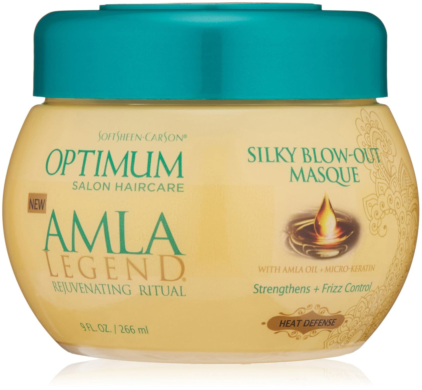 SoftSheen-Carson Optimum Salon Haircare Amla Legend Silky Blow-Out Masque, 9 oz