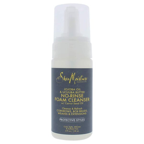 SHEA MOISTURE JOJOBA OIL & UCUUBA BUTTER NO-RINSE FOAM CLEANSER 118ml