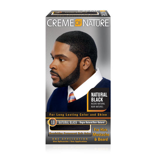 Creme Of Nat Liquid Color Men #1 Natur Black