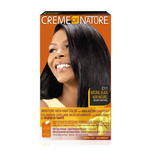 Creme Of Nat Liquid Color #11 Natural Black