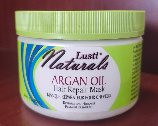 LUSTI ARGAN OIL HAIR REPAIR MASK 10OZ.