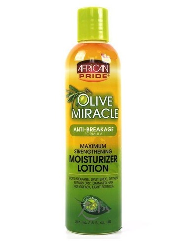 African Pride Olive Miracle Moisturizer Lotion  Max Strengh 12 oz