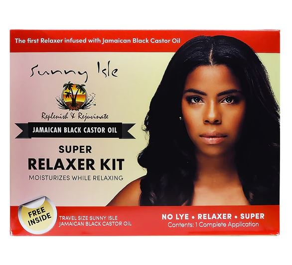 Sunny Isle Jamaican Black Castor Oil Relaxer Kit SUPER