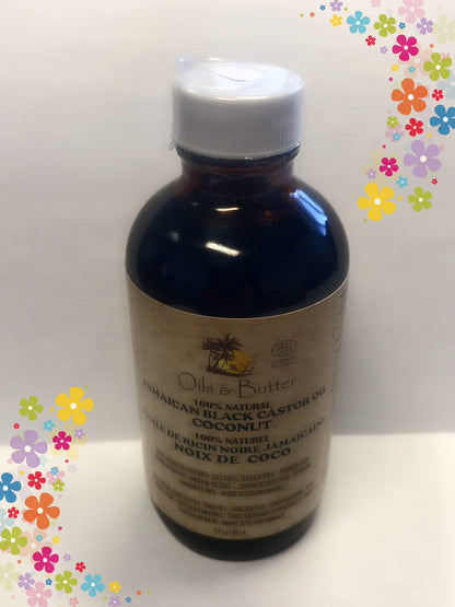 Oils & Butter Pure jamiacan Castor Oil with Coconut