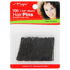 HAIR PINS BLACK 100PC 1DZ
