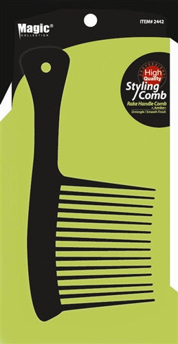 COMB JUMBO RAKE COMB BLACK 1DZ